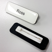 Custom Glazed Name Badge