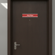 Interchangeable Office Name Plate