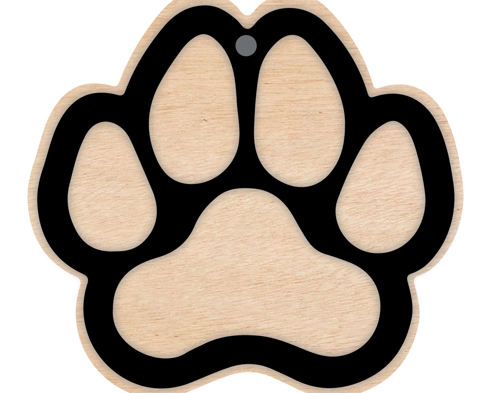 Pet Bauble black template