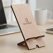 Corporate Wooden Phone Stand Holder with Custom Logo