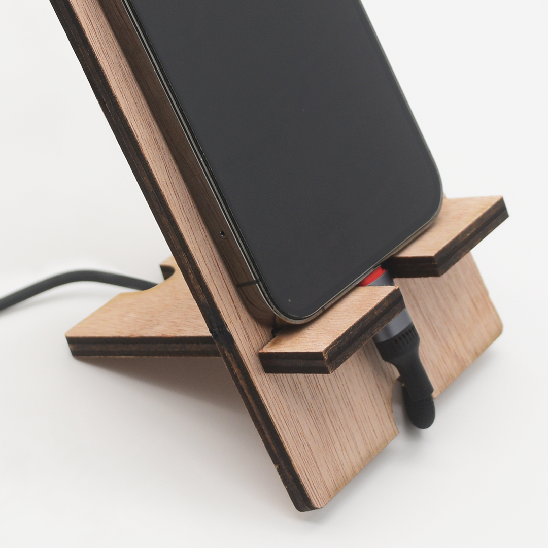 Personalised Wooden Phone Stand Holder