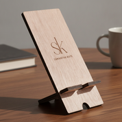 Personalised Wooden Phone Stand Holder