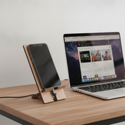 Personalised Wooden Phone Stand Holder