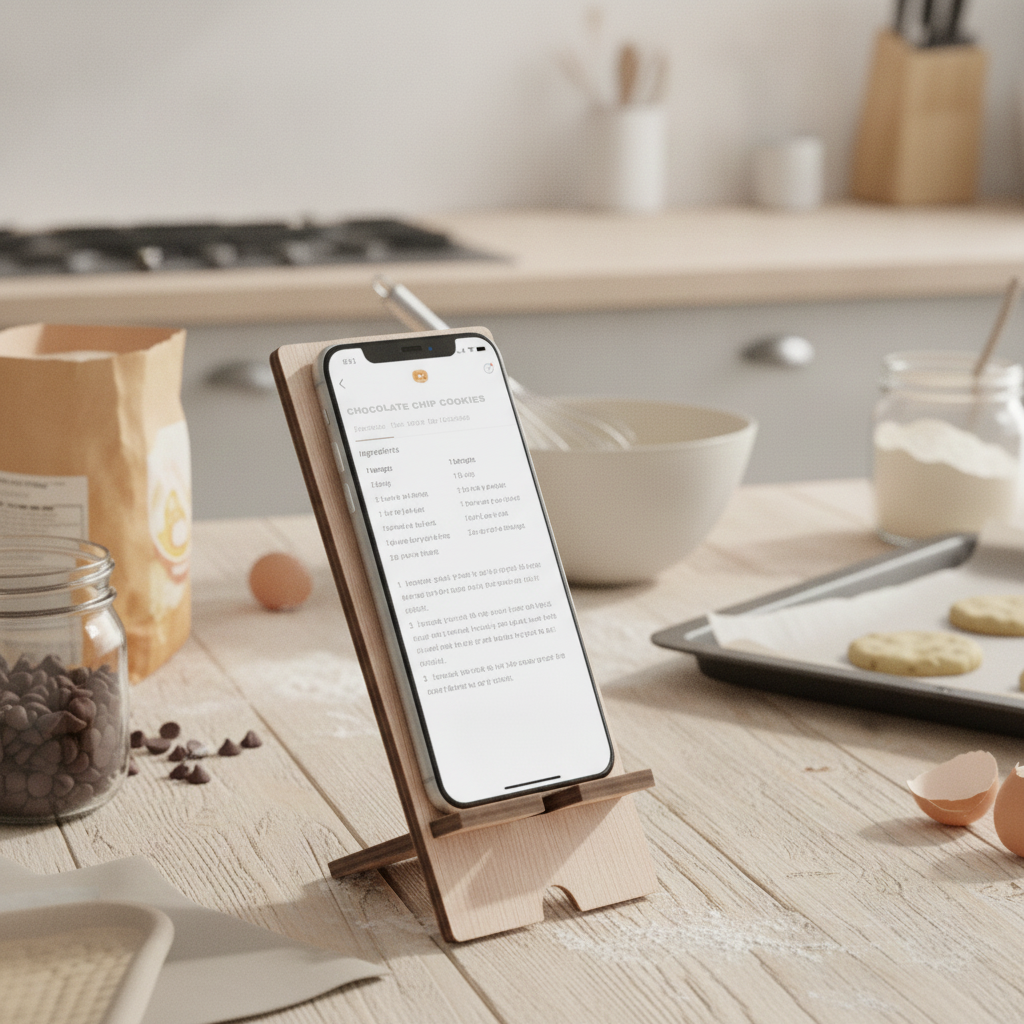 Personalised Wooden Phone Stand Holder