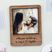 Personalised Photo Fridge Magnet Anniversary Gift for Couples