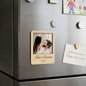 Personalised Photo Fridge Magnet Anniversary Gift for Couples
