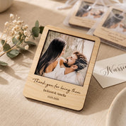 Personalised Photo Fridge Magnet Wedding Favour & Bridal Party Gift