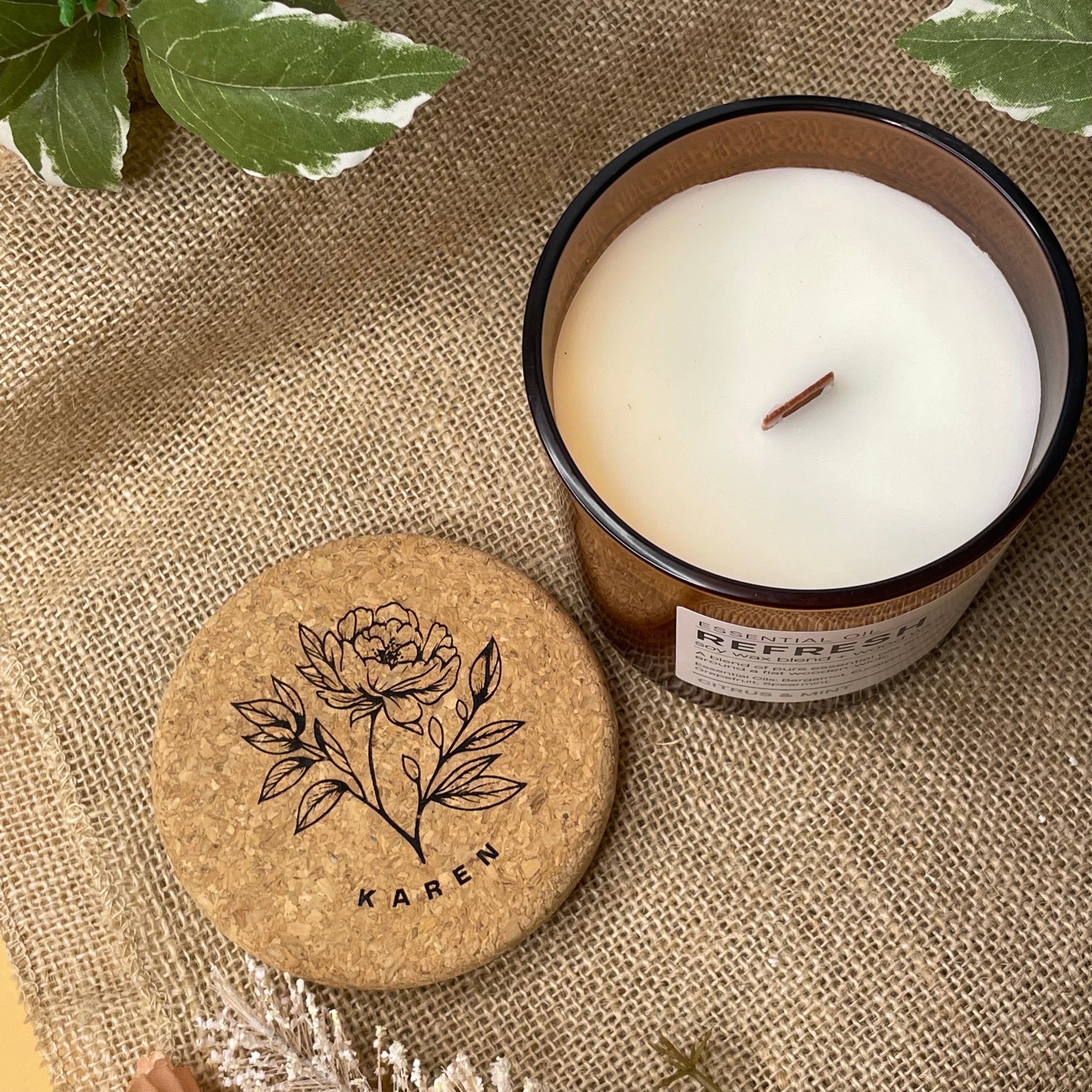 Personalised Corporate Scented Candle