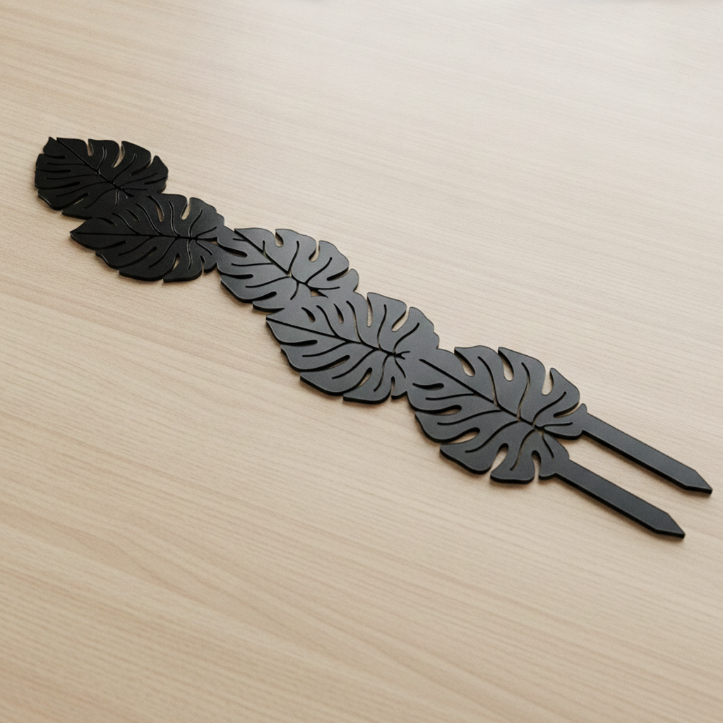 Monstera Leaf Plant Trellis for Decorative Plant Support
