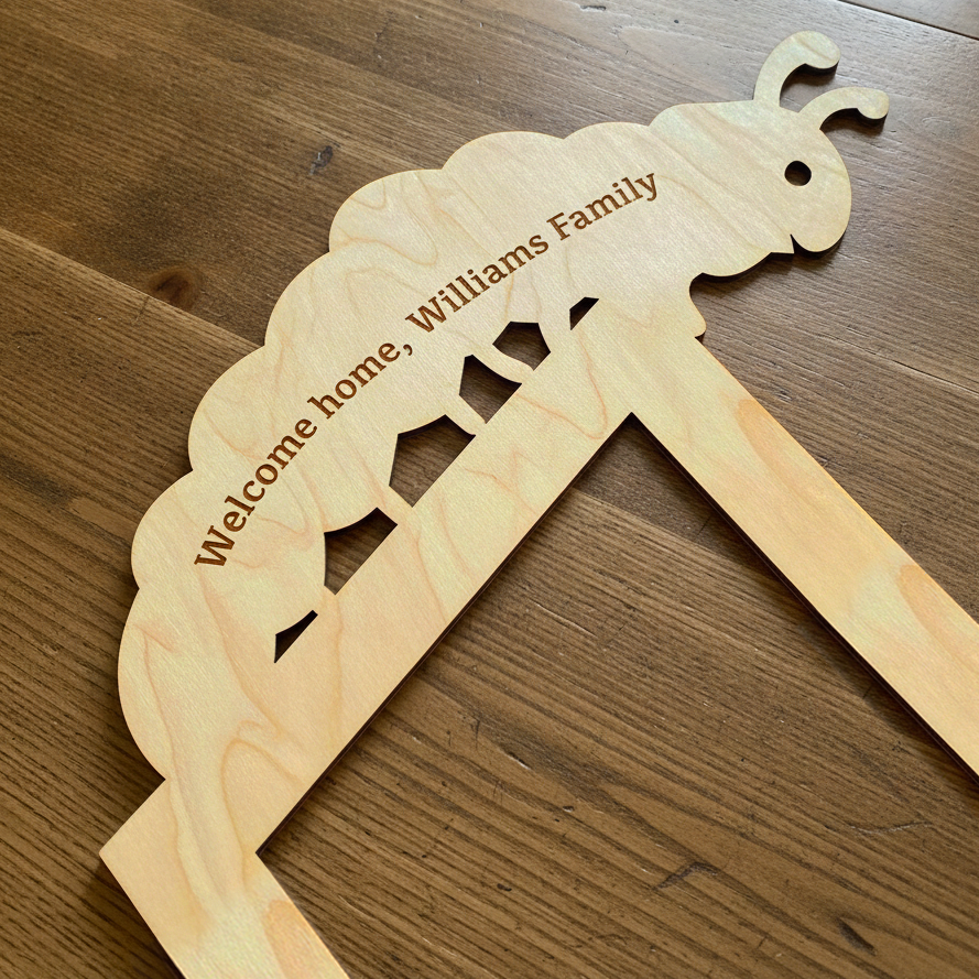Argyle Vine Plant Trellis with Personalised Message