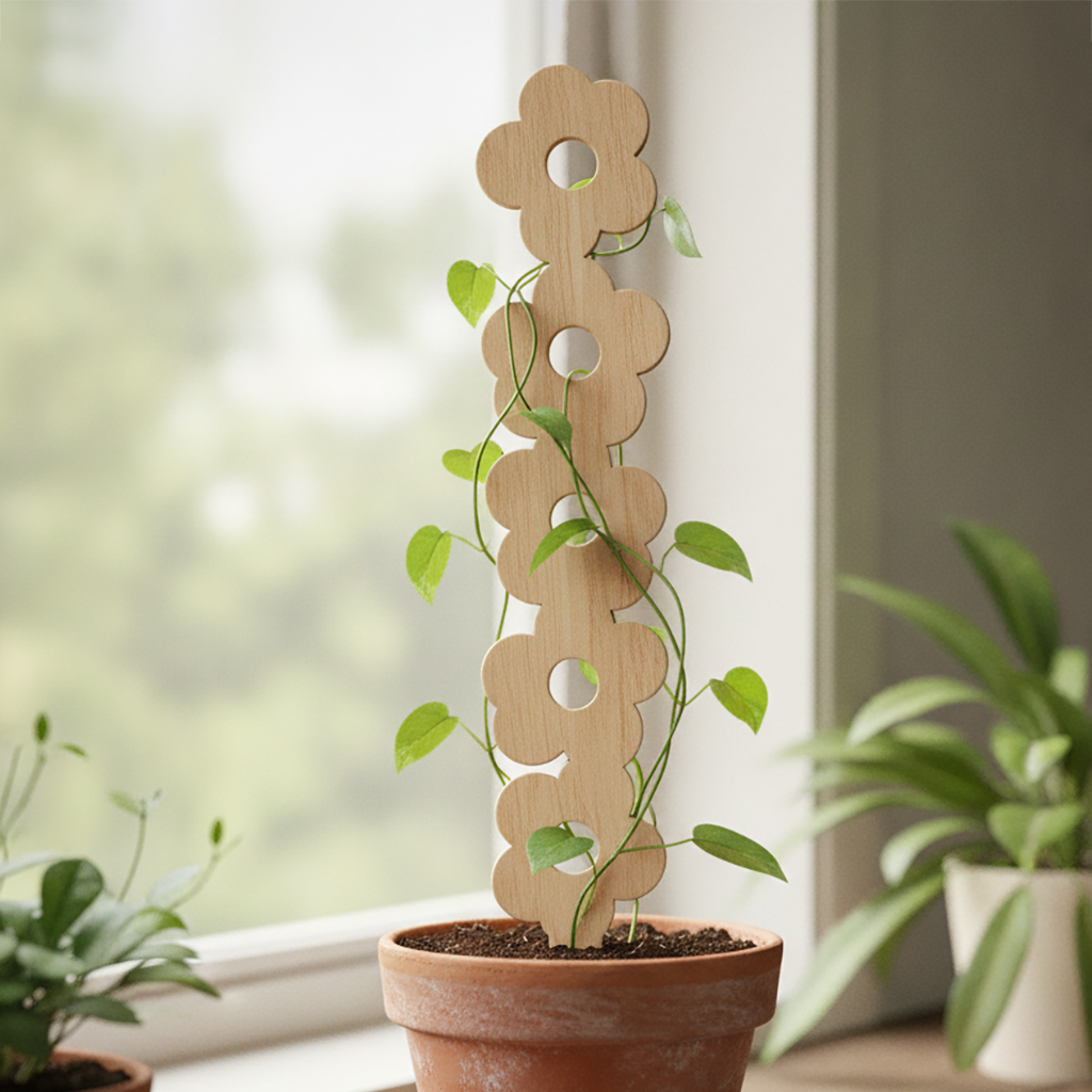 Daisy Chain Plant Trellis for Decorative Plant Support
