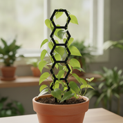 Honeycomb Pattern Plant Trellis for Decorative Plant Support