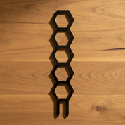 Honeycomb Pattern Plant Trellis for Decorative Plant Support