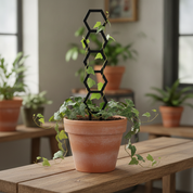 Honeycomb Pattern Plant Trellis for Decorative Plant Support