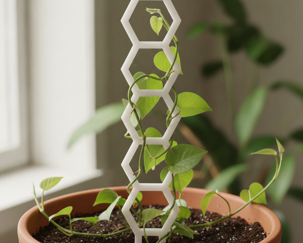 Plant-Trellis_Honeycomb_White_01_Image_Lifestyle.png