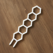 Honeycomb Pattern Plant Trellis for Decorative Plant Support