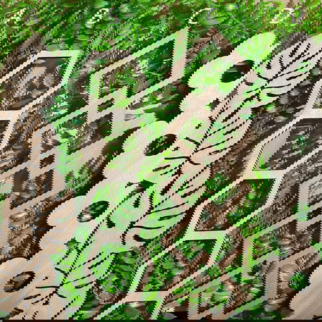 Plant Trellis samples showing 4 design options