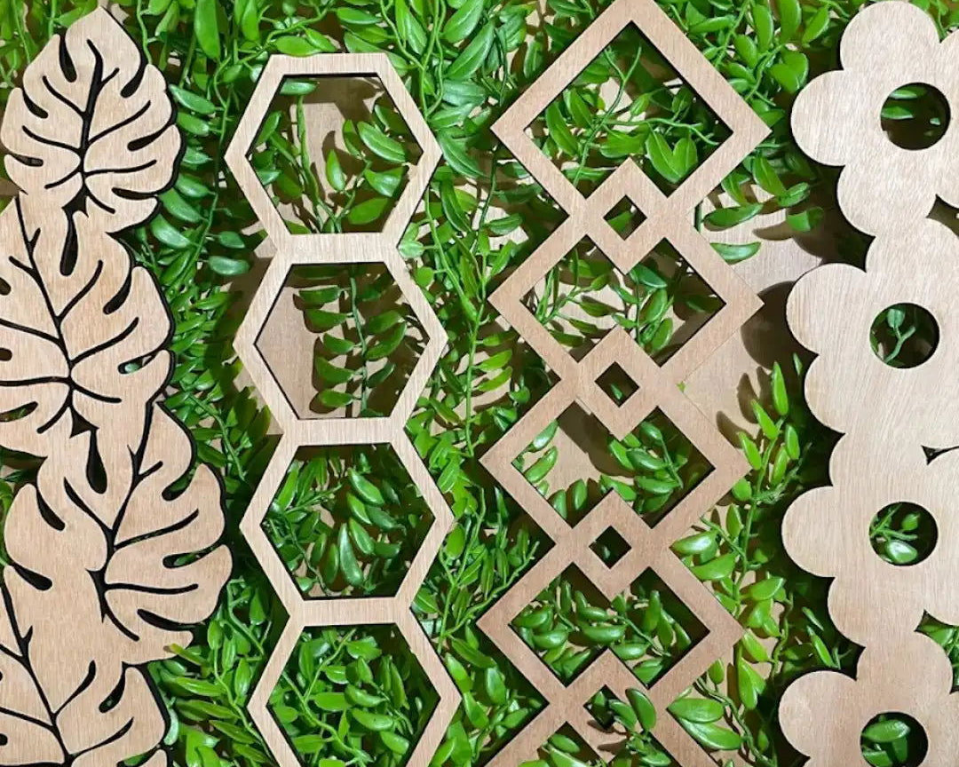 Plant Trellis samples showing 4 design options