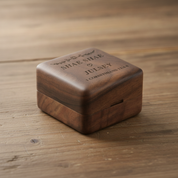 Personalised Wooden Ring Box
