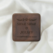 Personalised Wooden Ring Box