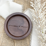 Personalised Wooden Ring Dish