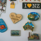 Save The Date Fridge Magnet heart