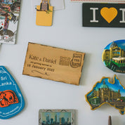 Save The Date Fridge Magnet rectangle