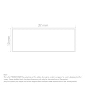 Self-Inking Rubber Stamp - Colop L10 impression template