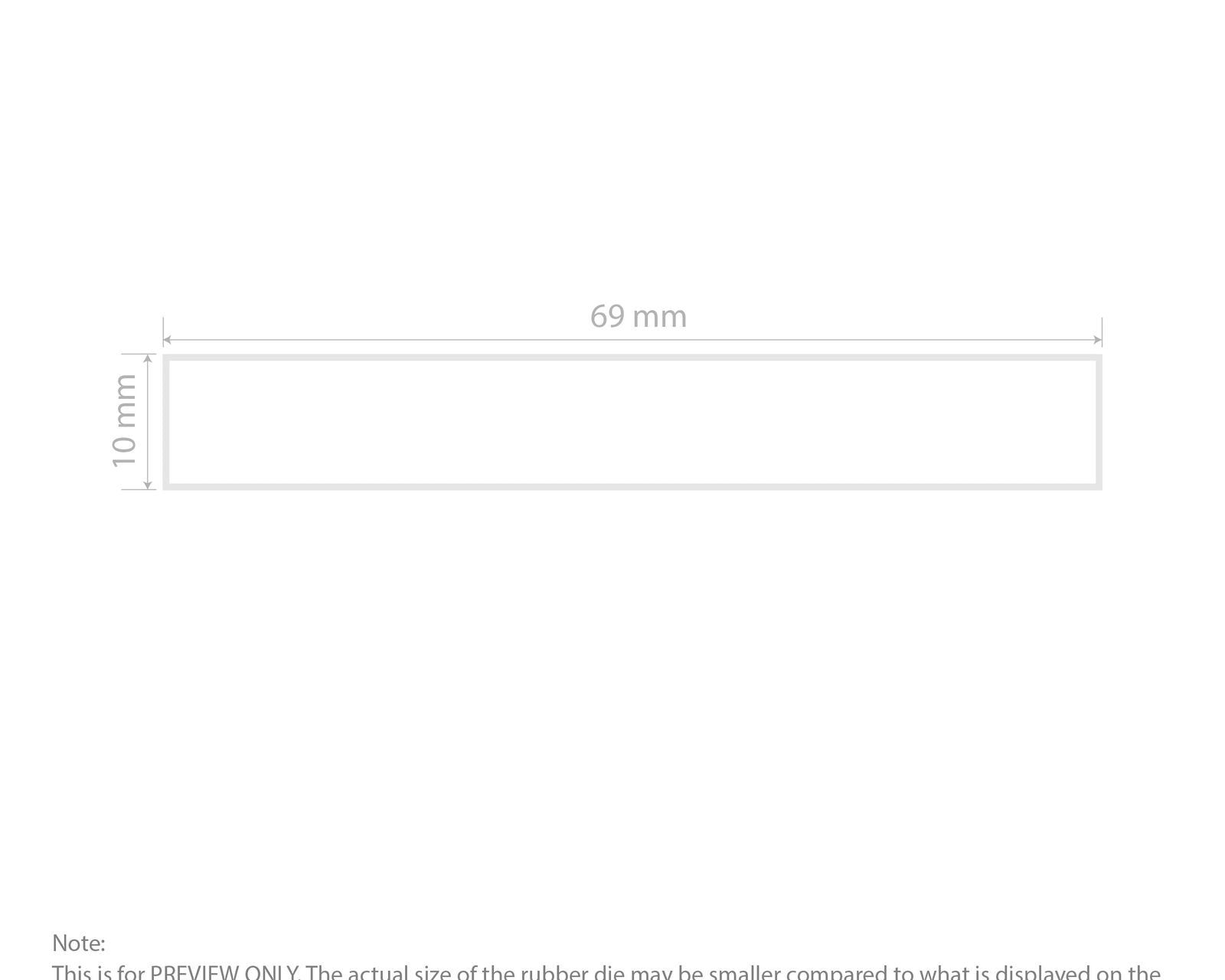 Self-Inking Rubber Stamp - Colop L15  impression template