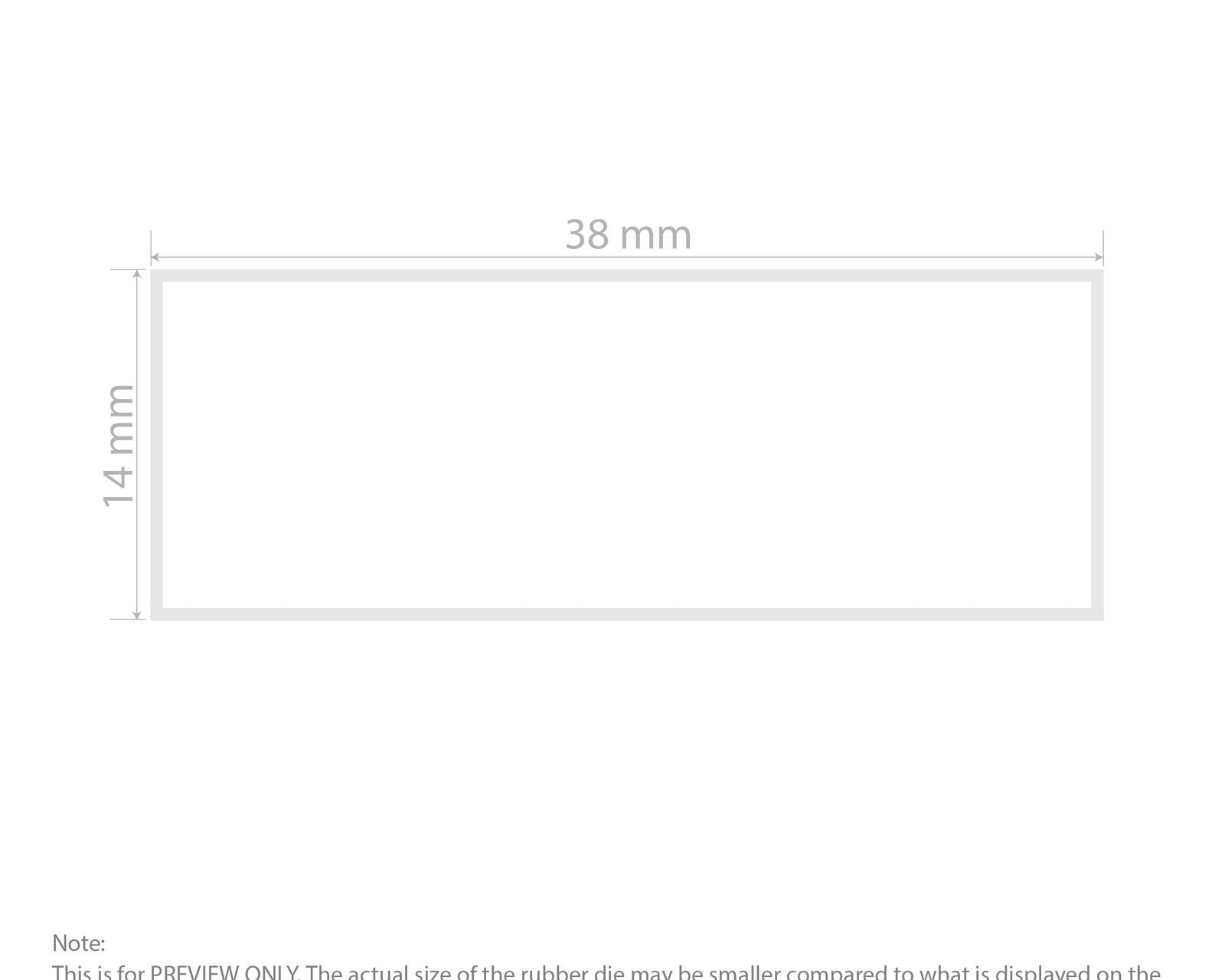 Self-Inking Rubber Stamp - Colop L20 template