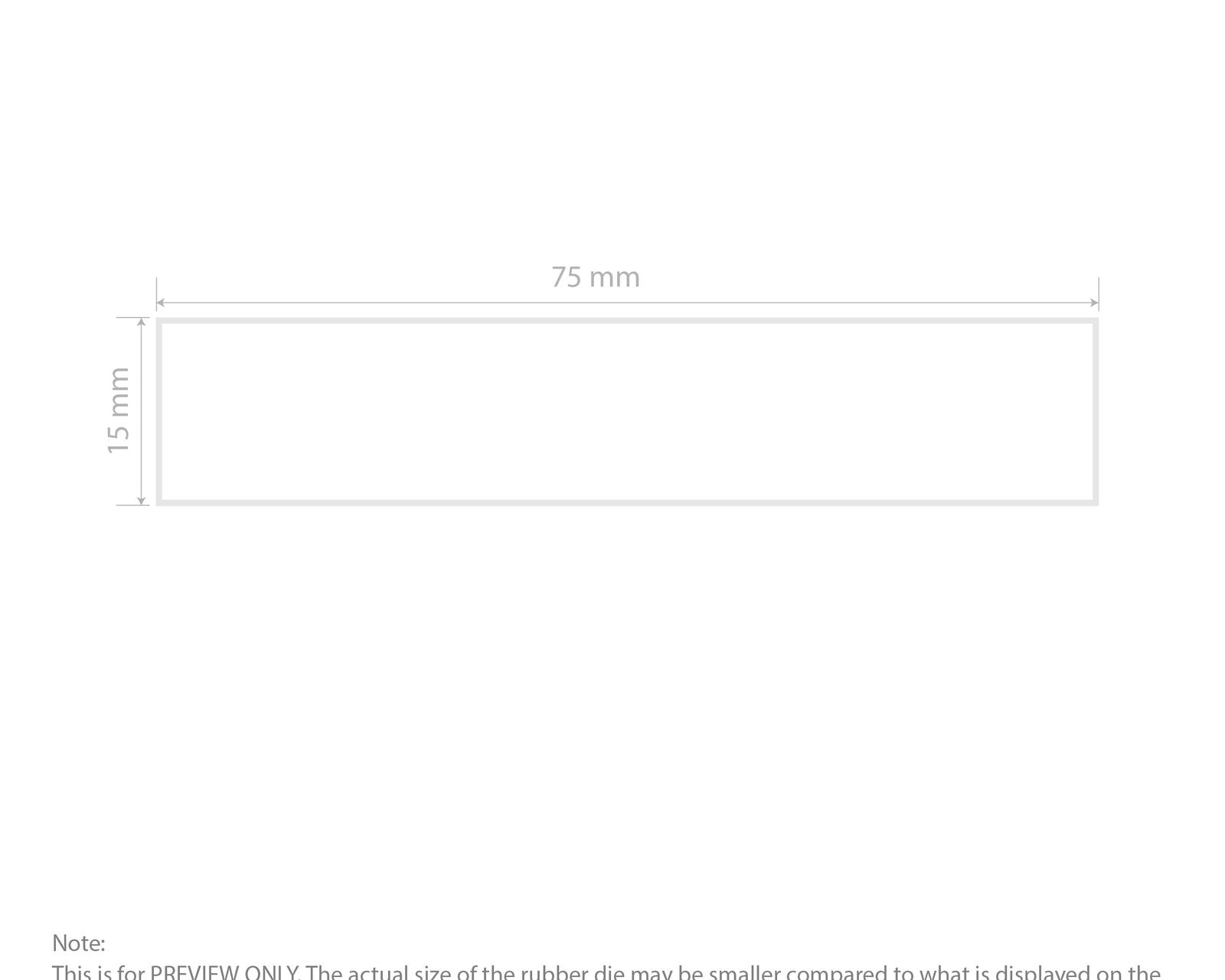 Self-Inking Rubber Stamp - Colop L25  impression template