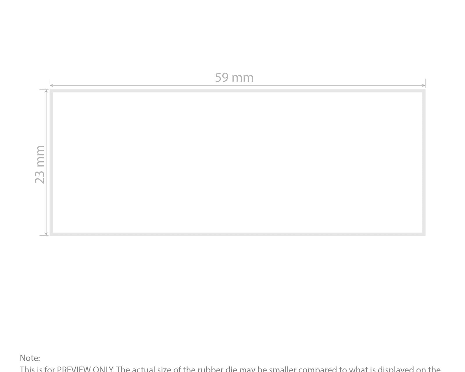 Self-Inking Rubber Stamp - Colop L40 template