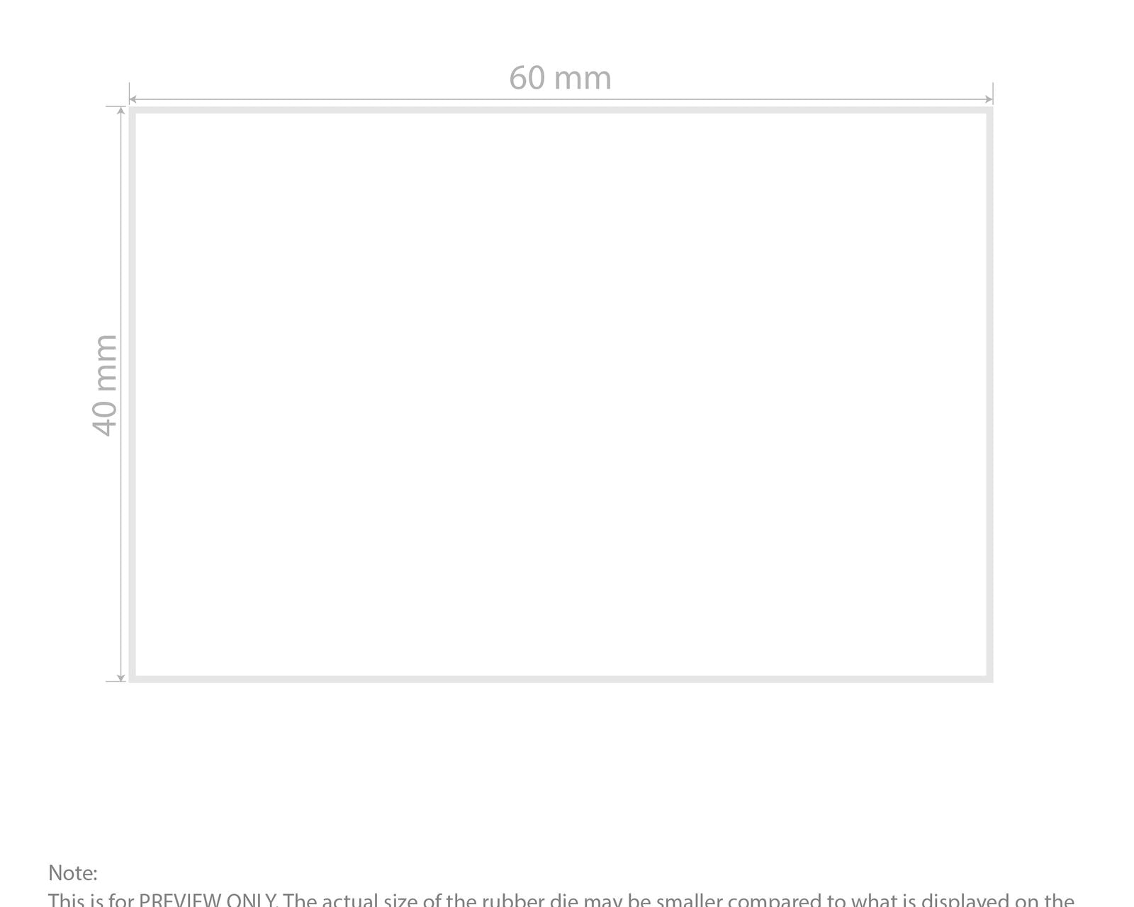 Self-Inking Rubber Stamp - Colop L55  impression template