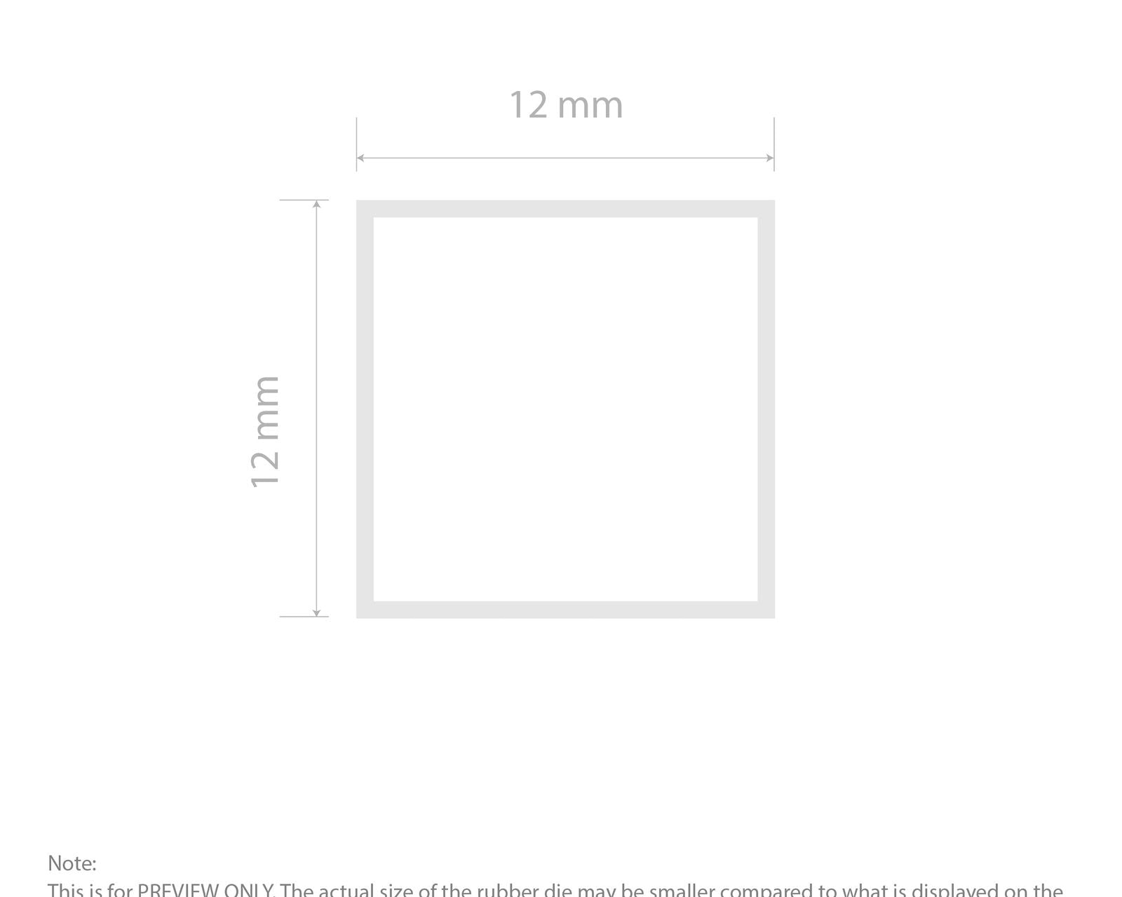 Self-Inking Rubber Stamp - Colop Q12 template