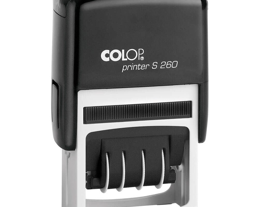 Self-Inking Rubber Stamp - Colop S260 Dater