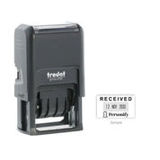 Self-Inking Rubber Stamp - Trodat 4750 Dater  with sample template