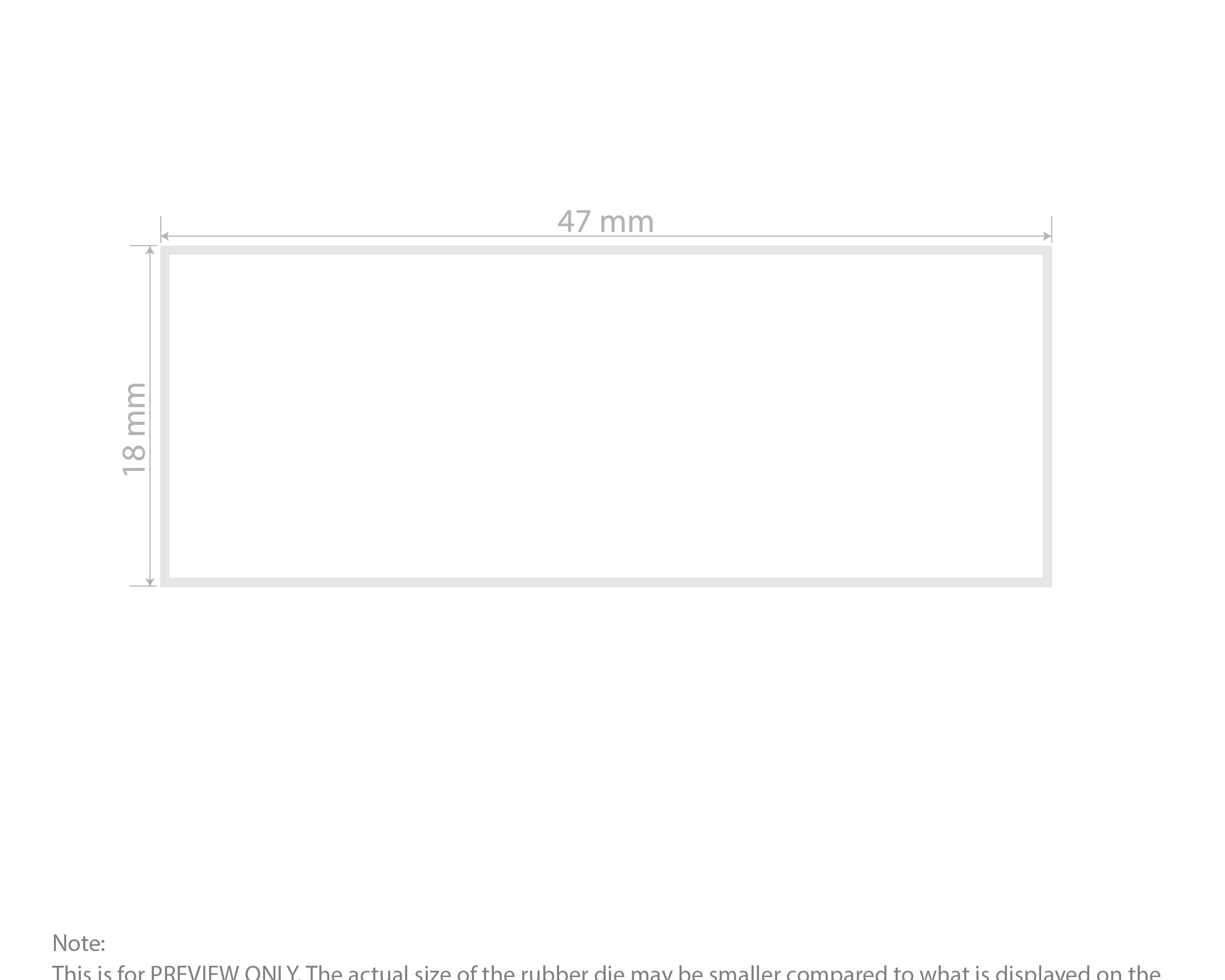 Self-Inking Rubber Stamp - Trodat 4912 impression template