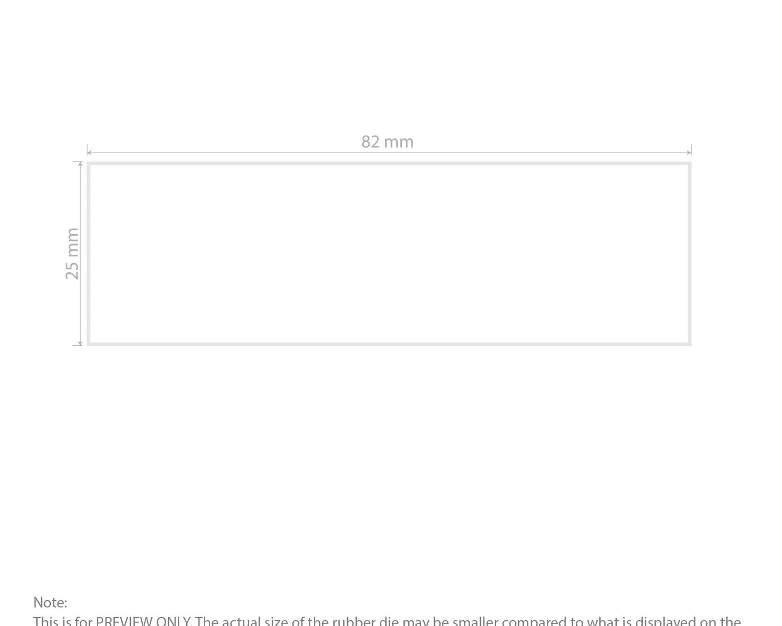 Self-Inking Rubber Stamp - Trodat 4925 impression template