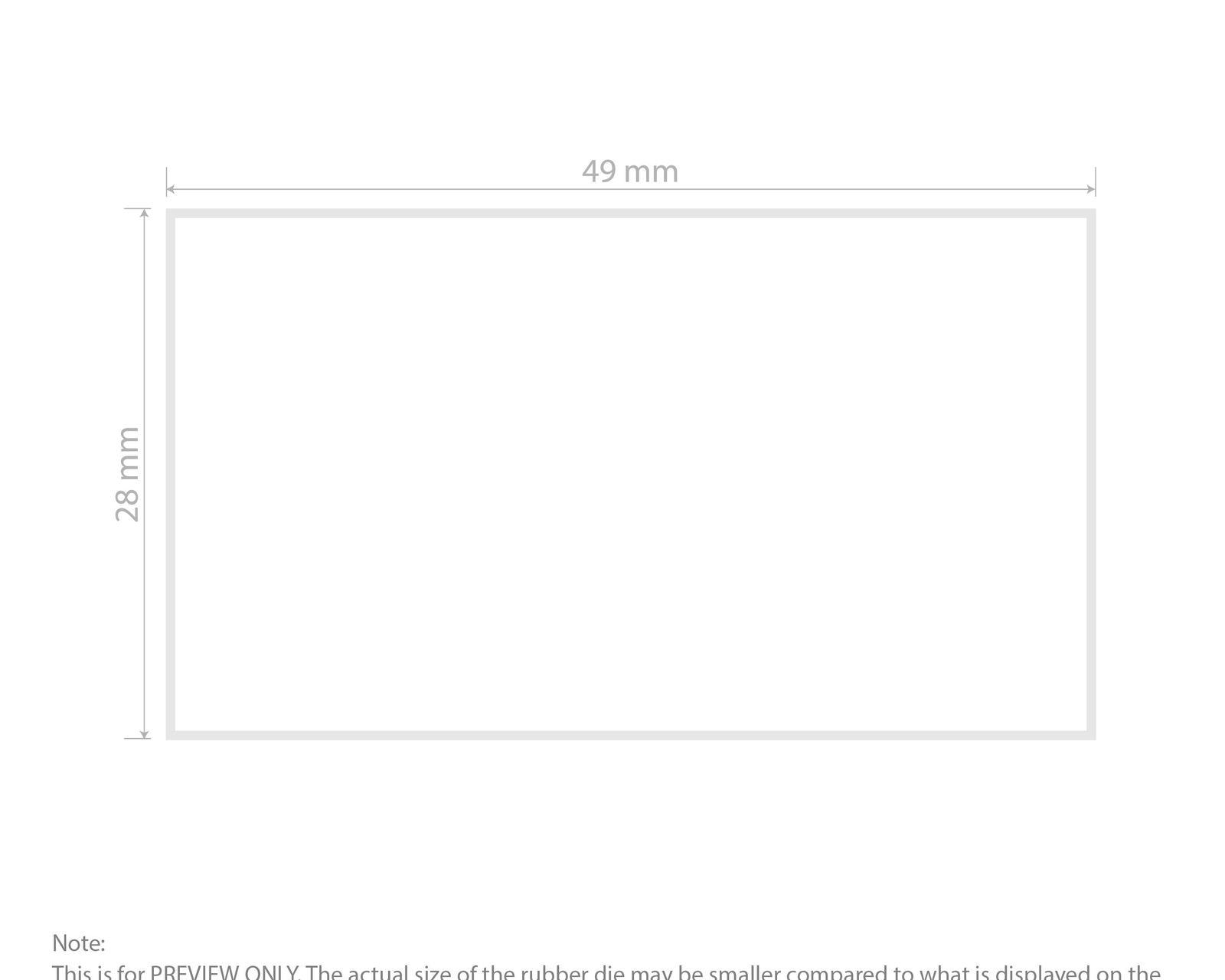 Self-Inking Rubber Stamp - Trodat 5203 impression template
