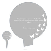 Simple Memorial Stake Design 2 template clear