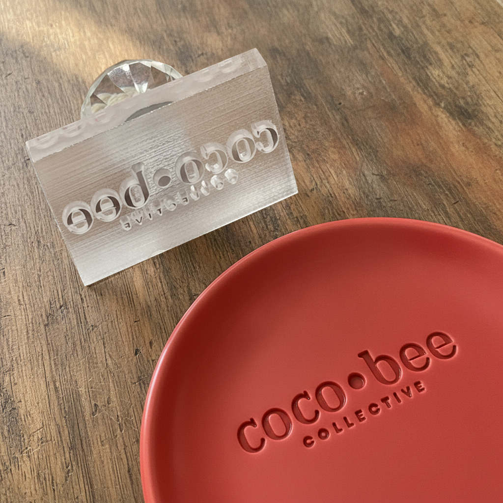 Custom Acrylic Soap and Pottery Stamp