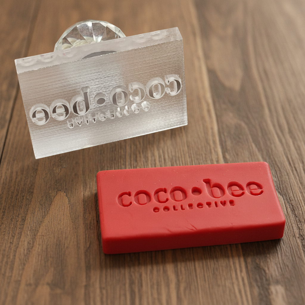Custom Acrylic Soap and Pottery Stamp