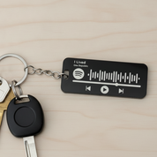 Personalised Spotify Keychain with Scannable Code