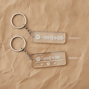 Personalised Spotify Keychain with Scannable Code