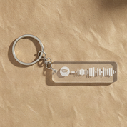 Personalised Spotify Keychain with Scannable Code
