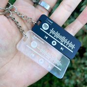 Personalised Spotify Keychain with Scannable Code