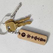 Personalised Spotify Keychain with Scannable Code