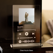 Personalised Spotify Plaque with Photo and Scannable Code