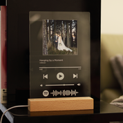 Personalised Spotify Plaque with Photo and Scannable Code