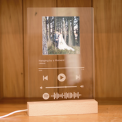 Personalised Spotify Plaque with Photo and Scannable Code